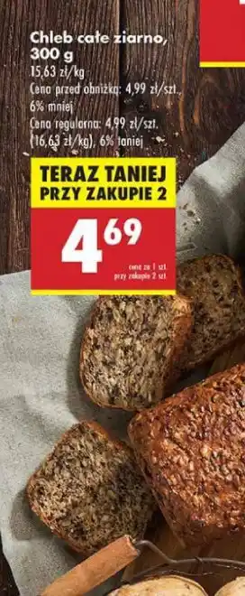 Biedronka Chleb całe ziarno oferta