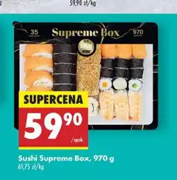 Biedronka Sushi supreme box Sushi 4you oferta