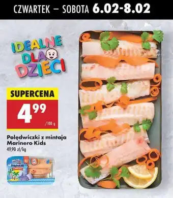 Biedronka Polędwiczki z mintaja Marinero kids oferta