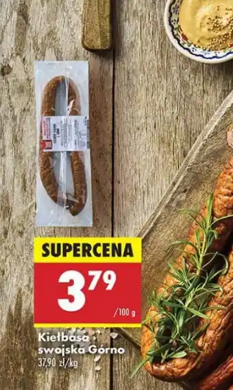 Biedronka Kiełbasa swojska Smak górno oferta