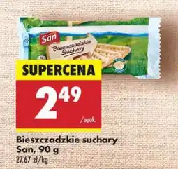 Biedronka Suchary bieszczadzkie San oferta