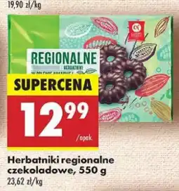 Biedronka Herbatniki regionalne w polewie kakaowej Cukry nyskie oferta