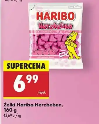 Biedronka Żelki HARIBO HERZBEBEN oferta