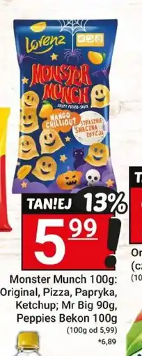 Hitpol Monster Munch, Mr Big, Peppies Bekon oferta