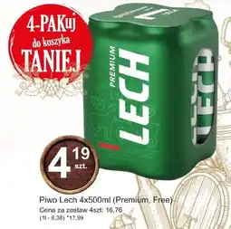 Hitpol Piwo Lech 4x500ml (Premium, Free) oferta