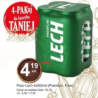 Hitpol Piwo Lech 4x500ml (Premium, Free) oferta