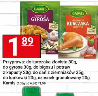 Hitpol Przyprawy Kamis oferta