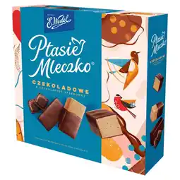 Biedronka E. Wedel Ptasie mleczko czekoladowe w czekoladzie deserowej 340 g oferta