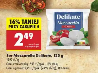 Biedronka Mozzarella Delikate oferta