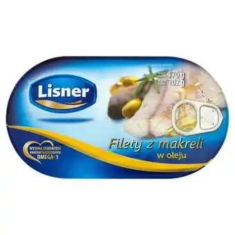 Euro Sklep Lisner Filety z makreli w oleju 170 g oferta