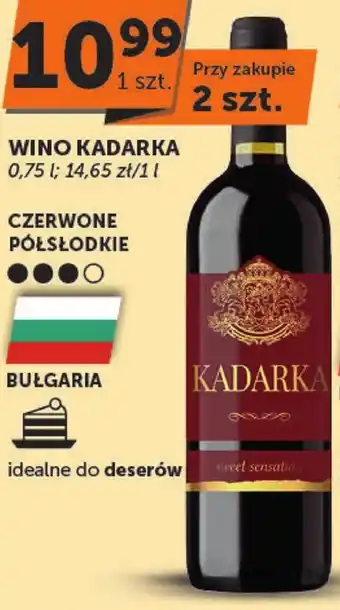 Euro Sklep Wino półsłodkie Kadarka oferta