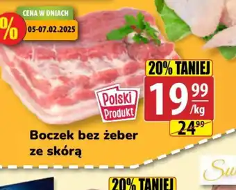 API MARKET Boczek bez żeber ze skórą oferta