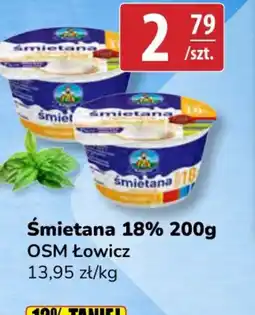 API MARKET Smietana 18% OSM Lowicz oferta