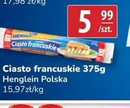 API MARKET Ciasto francuskie Henglein Polska oferta