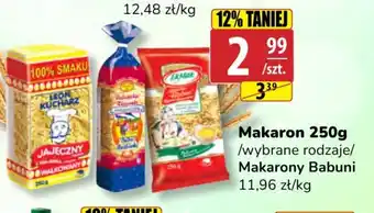 API MARKET Makaron 250g /  / Makarony Babuni oferta