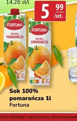 API MARKET Sok 100% pomarańcza Fortuna oferta