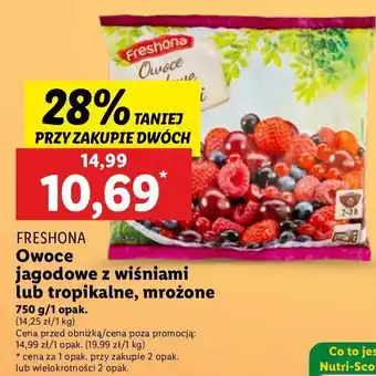 Lidl Owoce jagodowe z wiśniami Freshona oferta