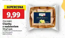 Lidl Ciastka migdałowe z nadzieniem pomarańczowym Italiamo oferta