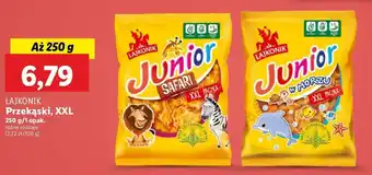 Lidl Krakersy Lajkonik junior safari oferta