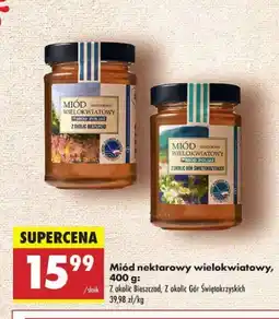 Biedronka Miód wielokwiatowy z okolic bieszczad oferta