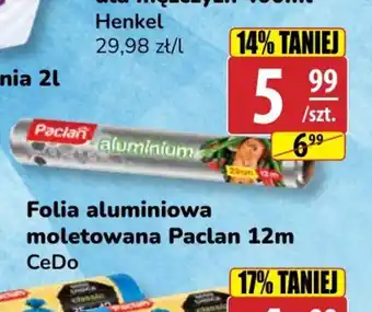 API MARKET Folia aluminiowa moletowania Paclan oferta