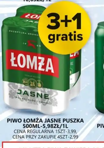 Spiżarnia Smakosza Piwo Lomża Jasne Puszk oferta