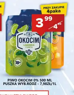 Spiżarnia Smakosza Piwo Okocim 0% oferta