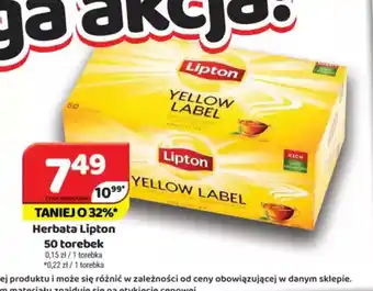 Delfin Herbata Lipton Yellow Label oferta