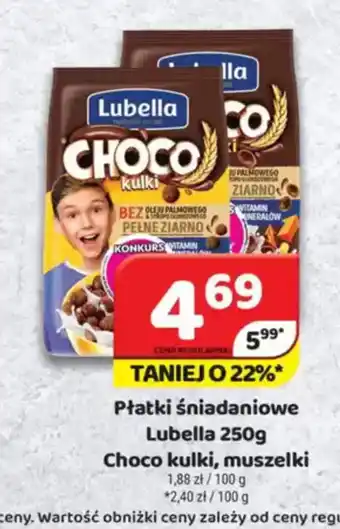 Delfin Płatki śniadaniowe Lubella Choco oferta