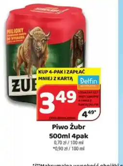 Delfin Piwo Zubr oferta