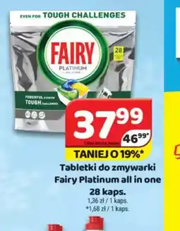 Delfin Tabletki do zmywarki Fairy Platinum all in one oferta