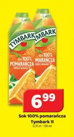 Delfin Sok 100% pomarańczowy Tymbark oferta