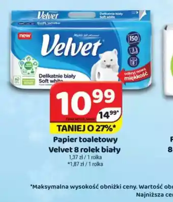 Delfin Papier toaletowy Velvet oferta