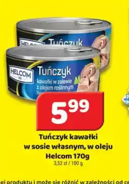 Delfin Tuńczyk kawałki w sosie własnym, w oleju Helcom oferta