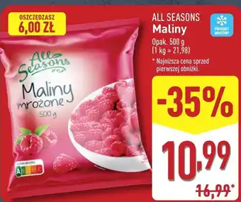 ALDI Maliny All Seasons oferta