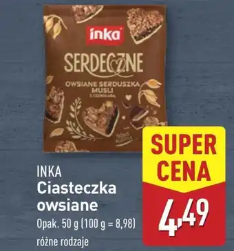 ALDI Ciasteczka owsiane Inka oferta