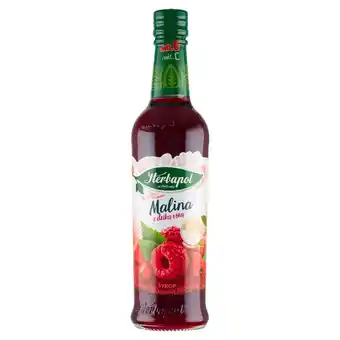 ALDI Herbapol Suplement diety syrop o smaku malinowo-różanym 420 ml oferta