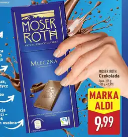 ALDI Czekolada Moser Roth oferta