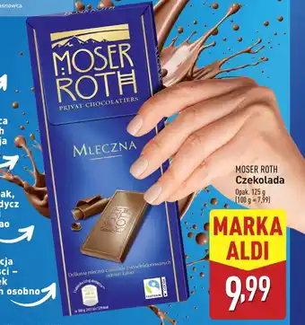 ALDI Czekolada Moser Roth oferta