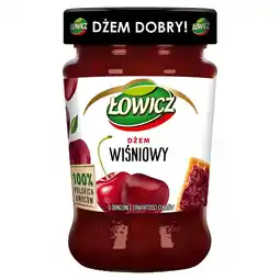 ALDI Łowicz Dżem wiśniowy o obniżonej zawartości cukrów 280 g oferta