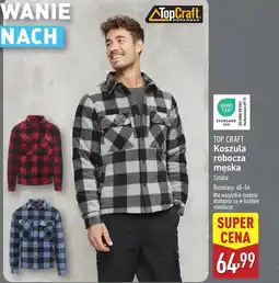 ALDI Koszula męska Top Craft oferta