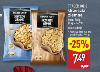 ALDI Orzeszki ziemne Trader Joe's oferta