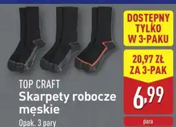 ALDI Skarpety męskie Top Craft oferta