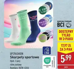 ALDI Skarpety sportowe Up2Fashion oferta