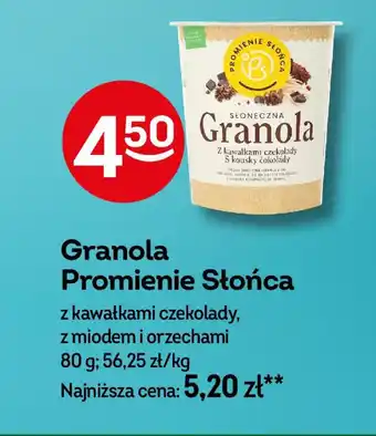 Żabka Granola Promienie Słońca oferta