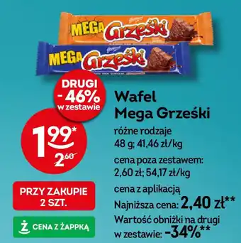 Żabka Wafel Mega Grześki oferta