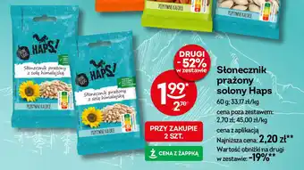 Żabka Słonecznik prażony solony Haps oferta