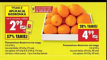 Biedronka Pomarańcze oferta