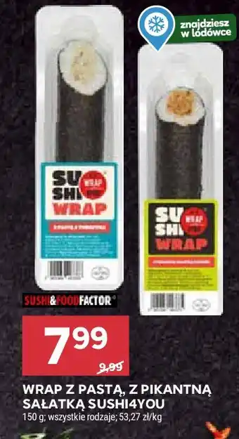 Stokrotka Wrap z sałatką Sushi 4you oferta