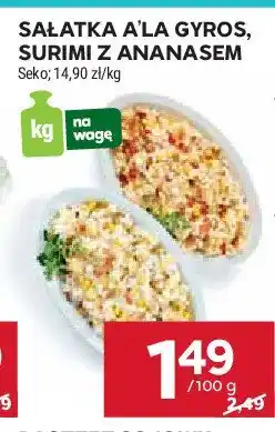 Stokrotka Sałatka surimi z ananasem Seko oferta